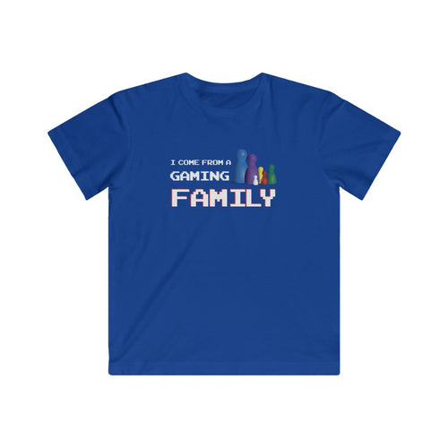 I Come From A Gaming Family - Kids Fine Jersey Tee